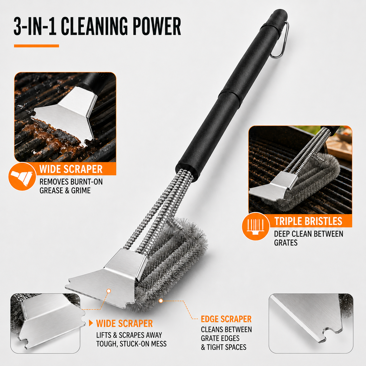 Nordspur | Grilloq Outdoor Barbecue Cleaning Brush