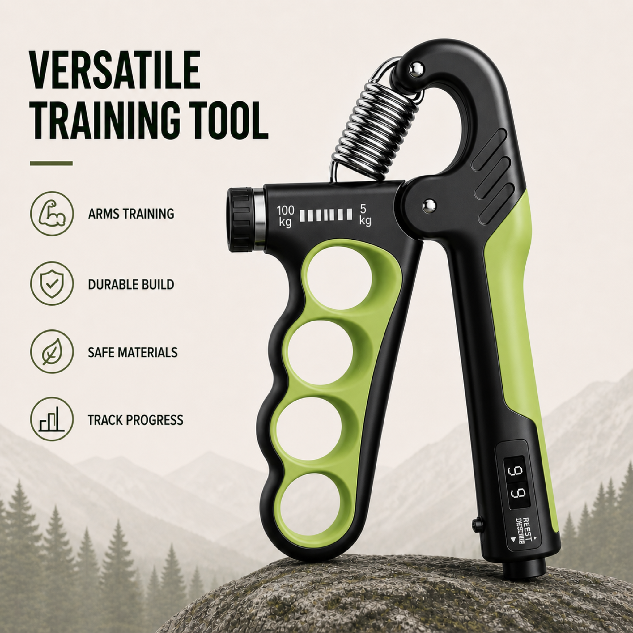 Nordspur | Grippora Adjustable Metal Hand Gripper