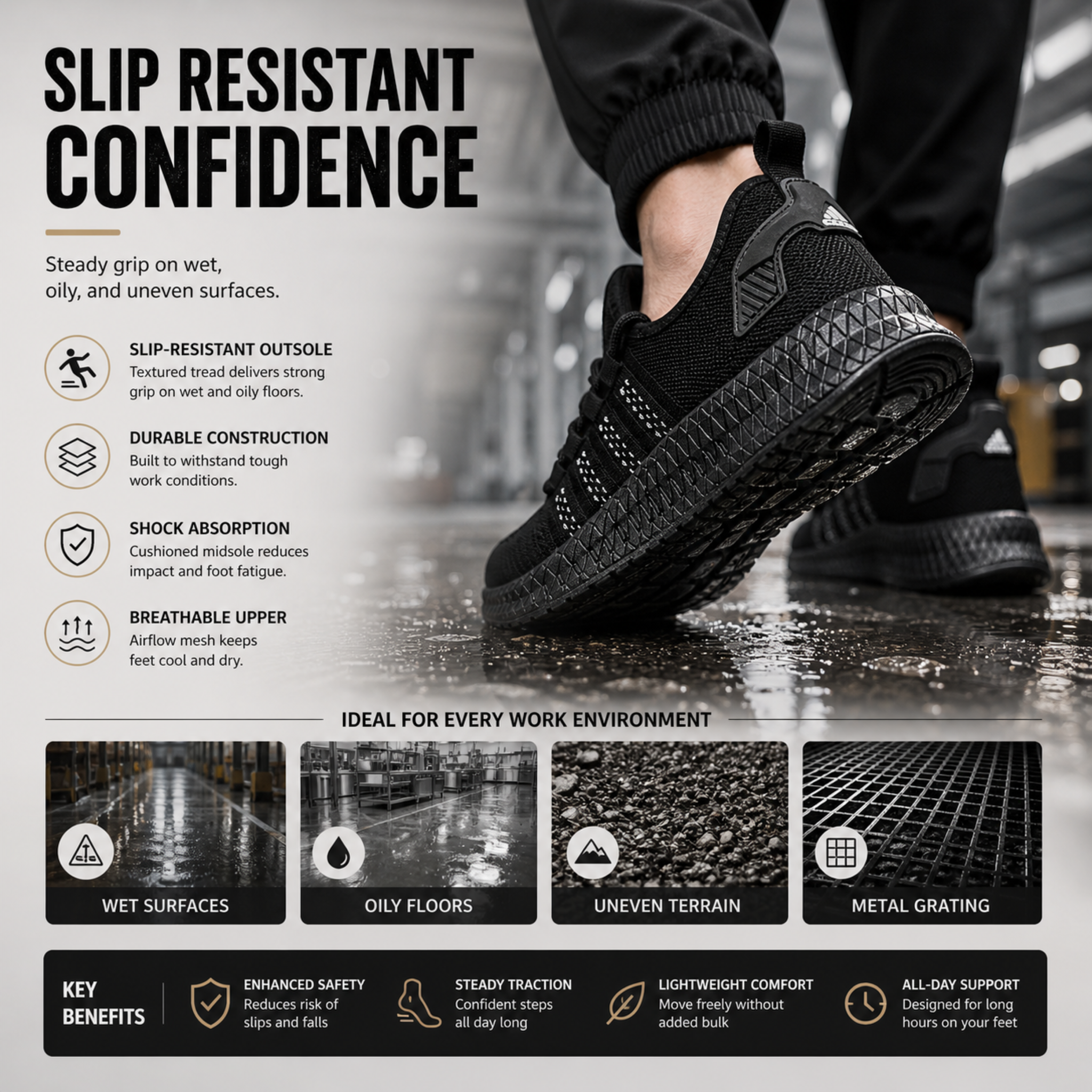 Nordspur | Guardique Lightweight Protective Sneaker