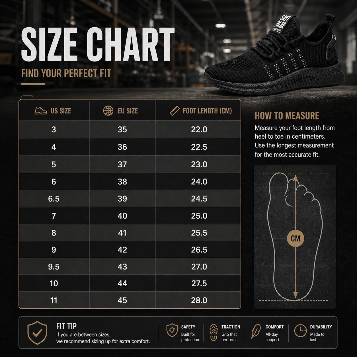 Nordspur | Guardique Lightweight Protective Sneaker