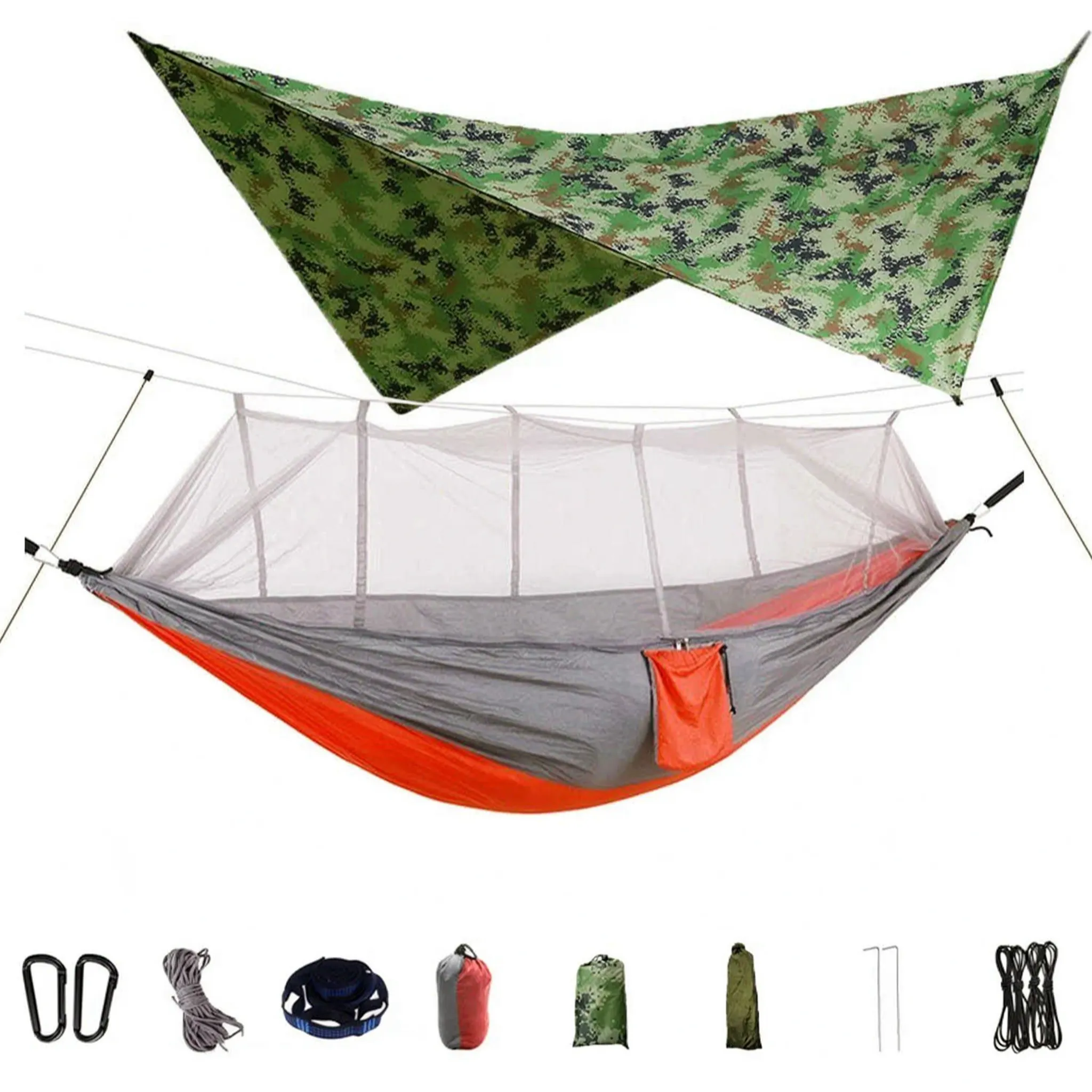 Nordspur | Hammora Double Outdoor Camping Setup With Suspended Hammock