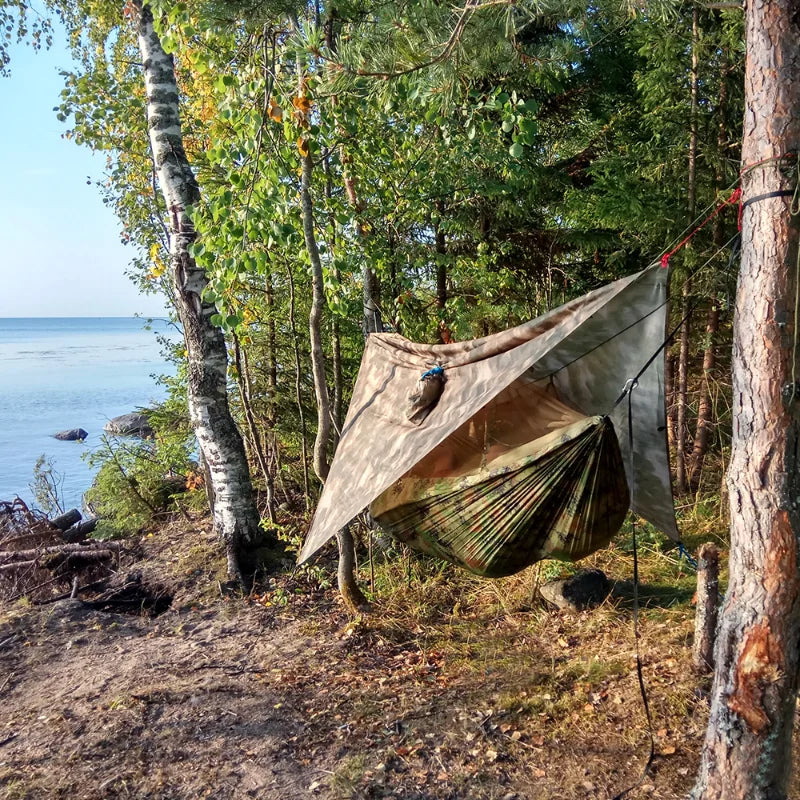 Nordspur | Hammora Double Outdoor Camping Setup With Suspended Hammock