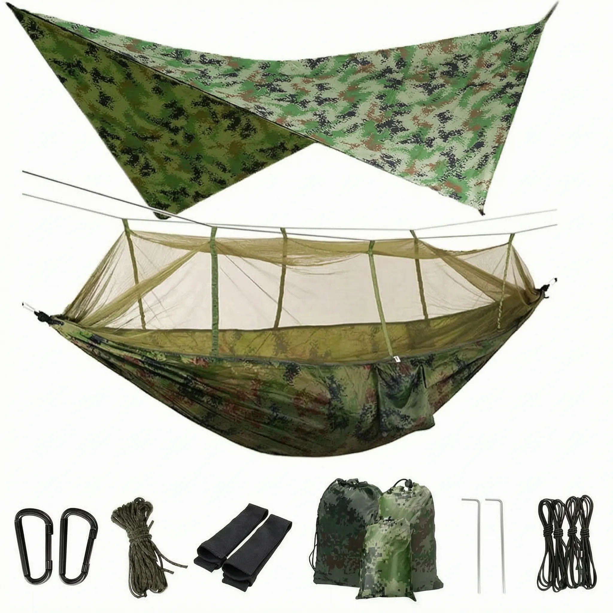 Nordspur | Hammora Double Outdoor Camping Setup With Suspended Hammock