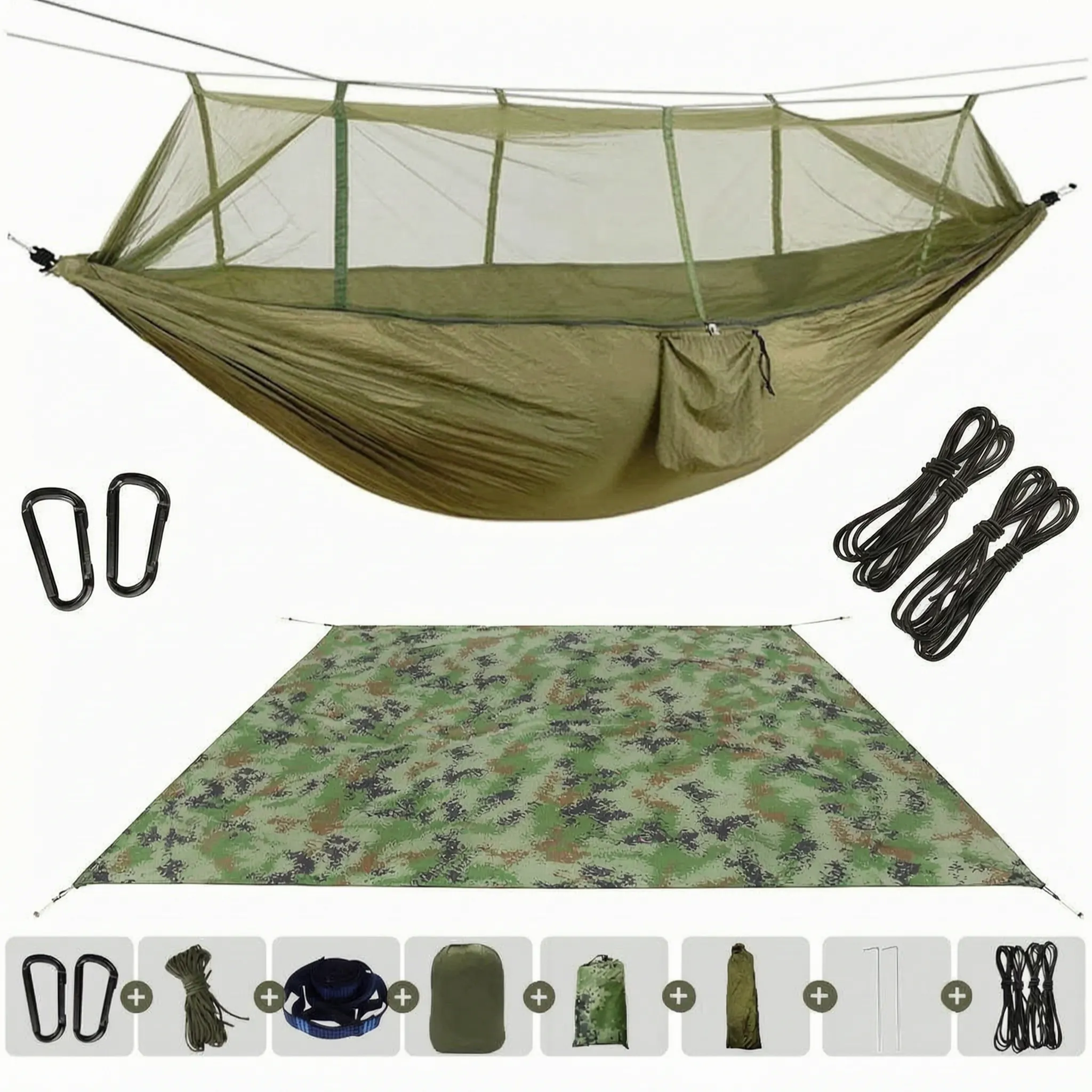 Nordspur | Hammora Double Outdoor Camping Setup With Suspended Hammock