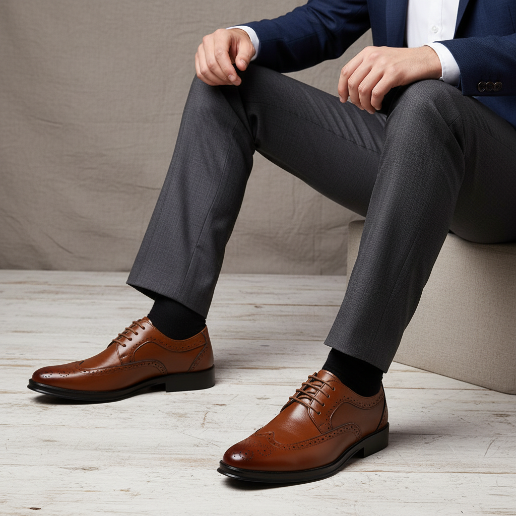 Nordspur | Handcrafted Calfskin Brogue Oxford