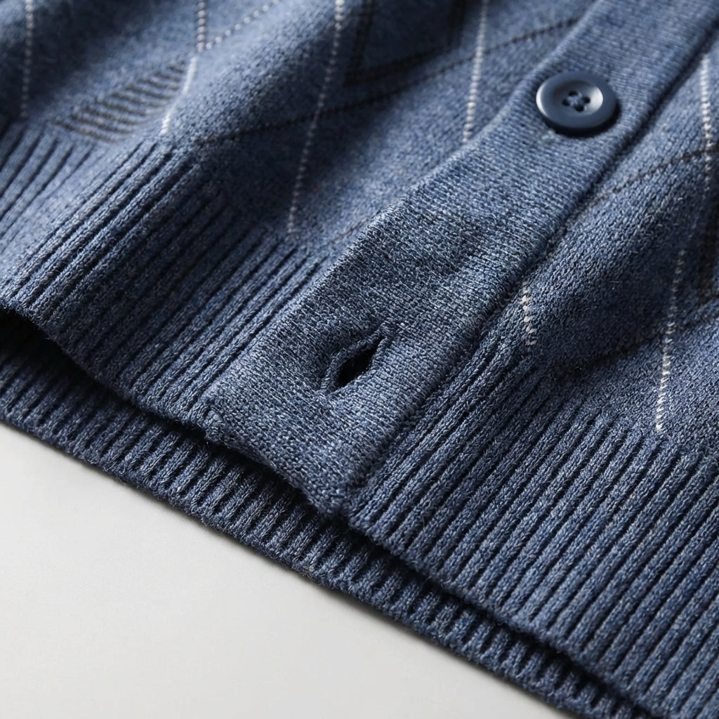 Nordspur | Harrowell Button Front V Neck Cardigan