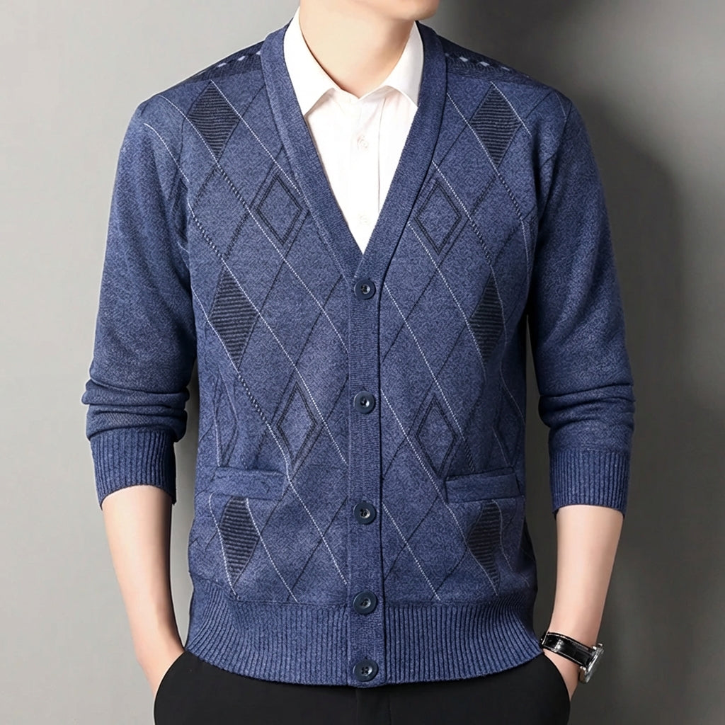 Nordspur | Harrowell Button Front V Neck Cardigan