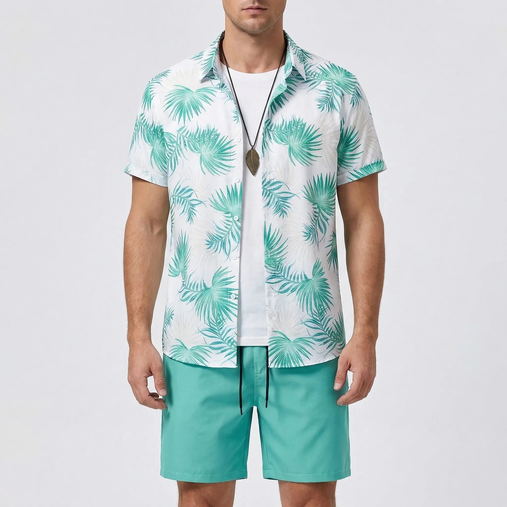 Nordspur | Havano Printed Short Sleeve Shirt And Shorts Set
