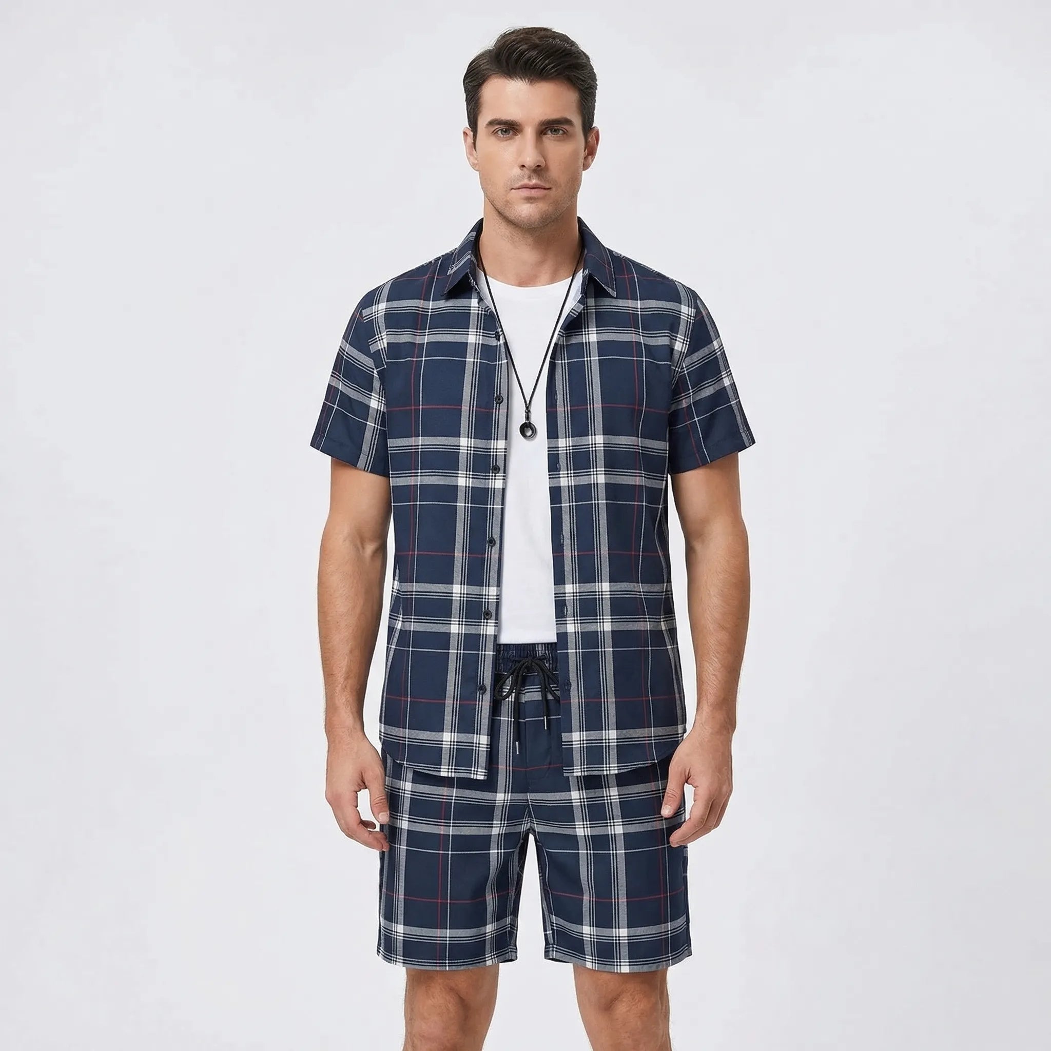 Nordspur | Havano Printed Short Sleeve Shirt And Shorts Set