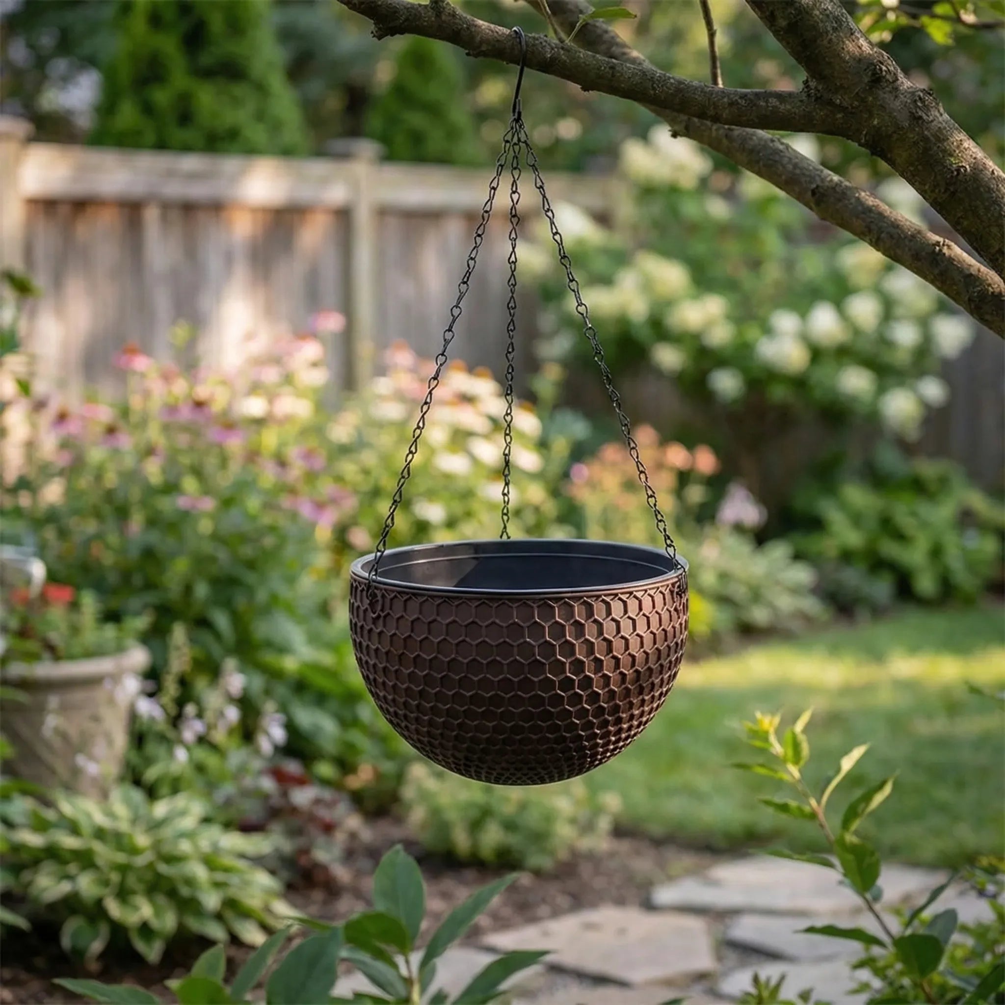 Nordspur | Hexavine Self-Watering Outdoor Hanging Basket