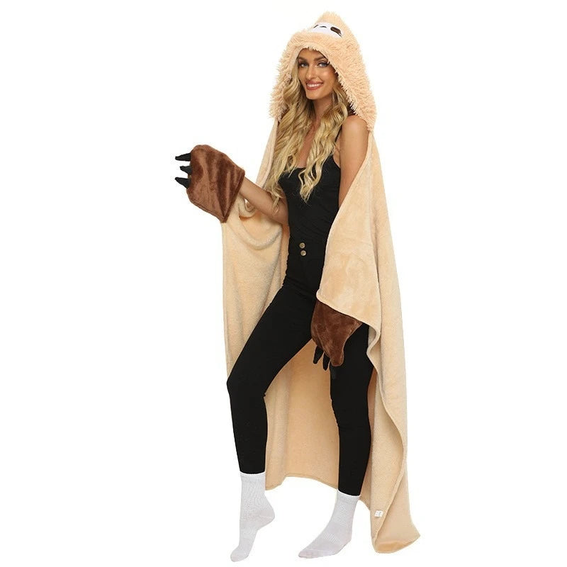 Nordspur | Hooded Wearable Fleece Cape