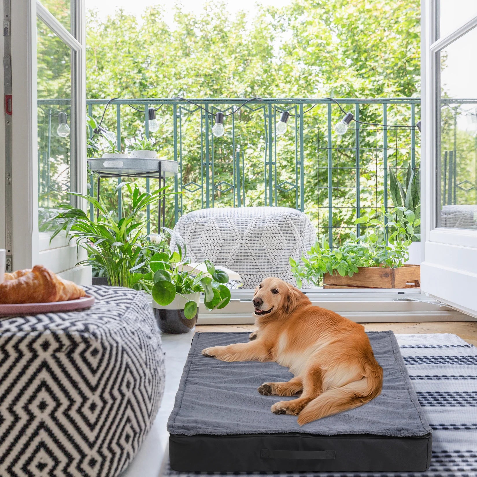 Nordspur | Houndrest Orthopedic Large Dog Bed With Waterproof Lining