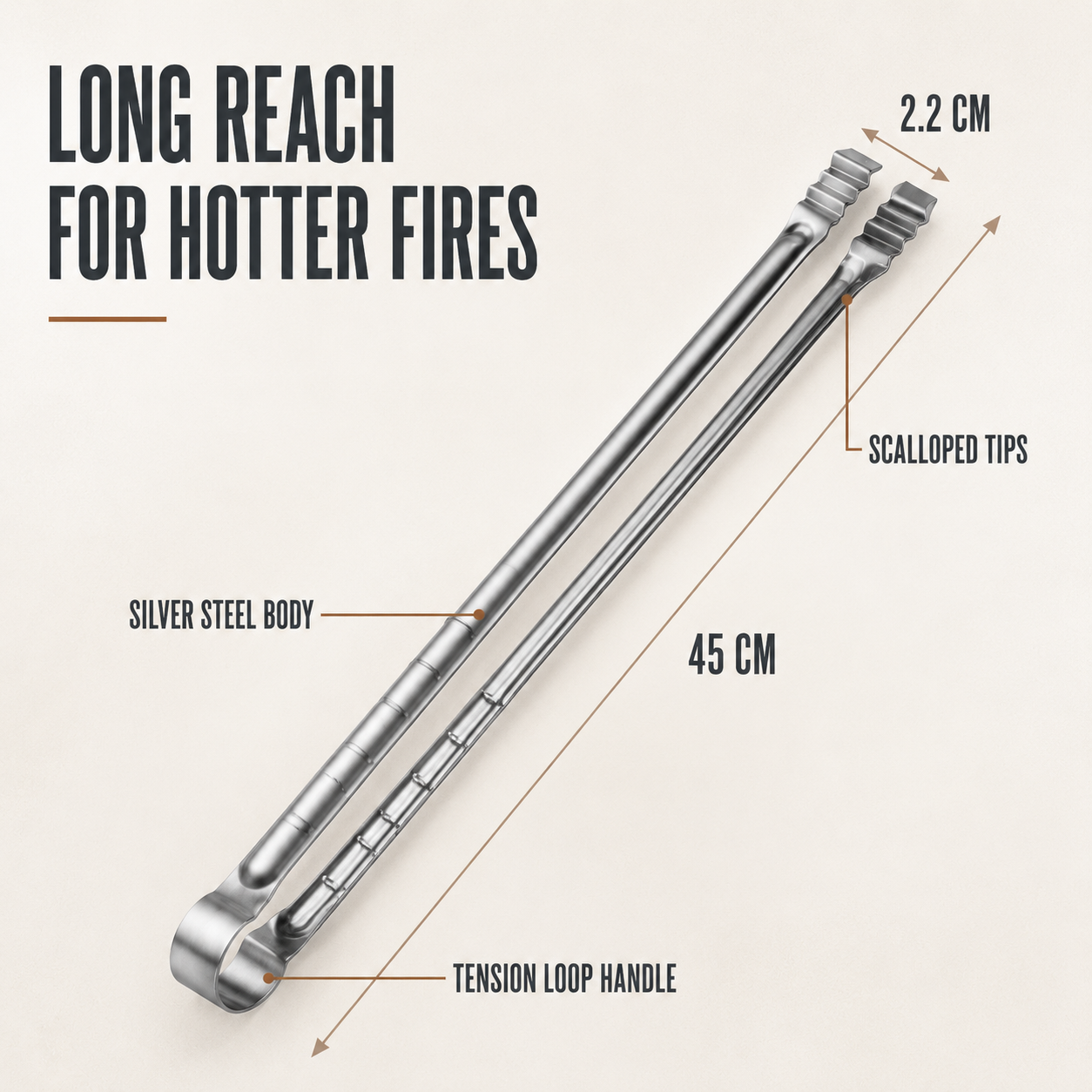 Nordspur | Ignisys Extra-Long Grilling Tongs