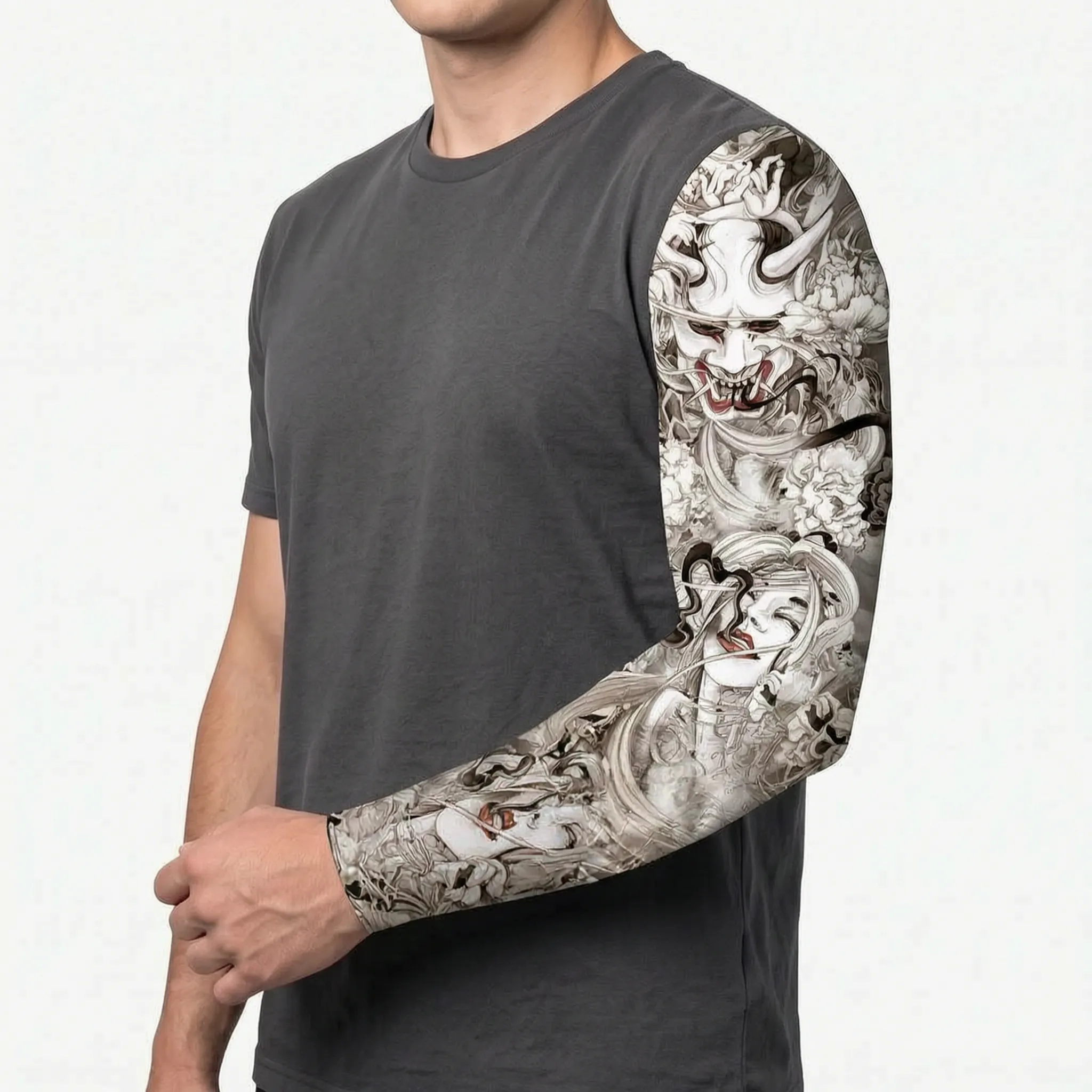 Nordspur | Inkovia Casual Printed Faux Tattoo Arm Sleeve