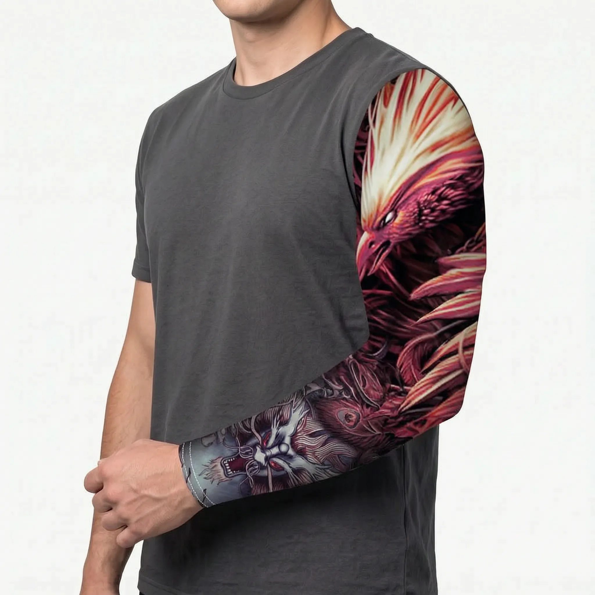 Nordspur | Inkovia Casual Printed Faux Tattoo Arm Sleeve