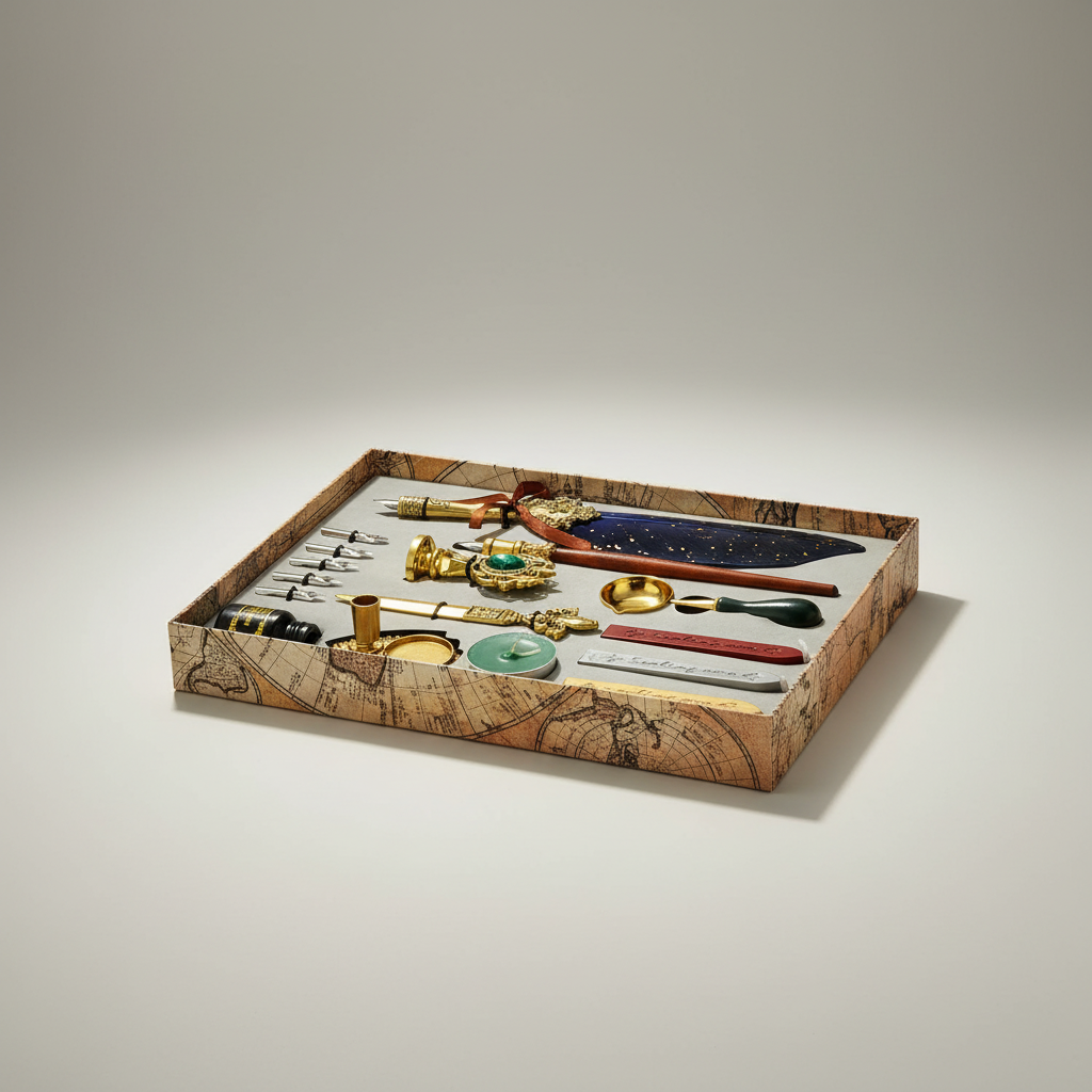 Nordspur | Inkspirex Retro Feather Writing Set 5 Pieces