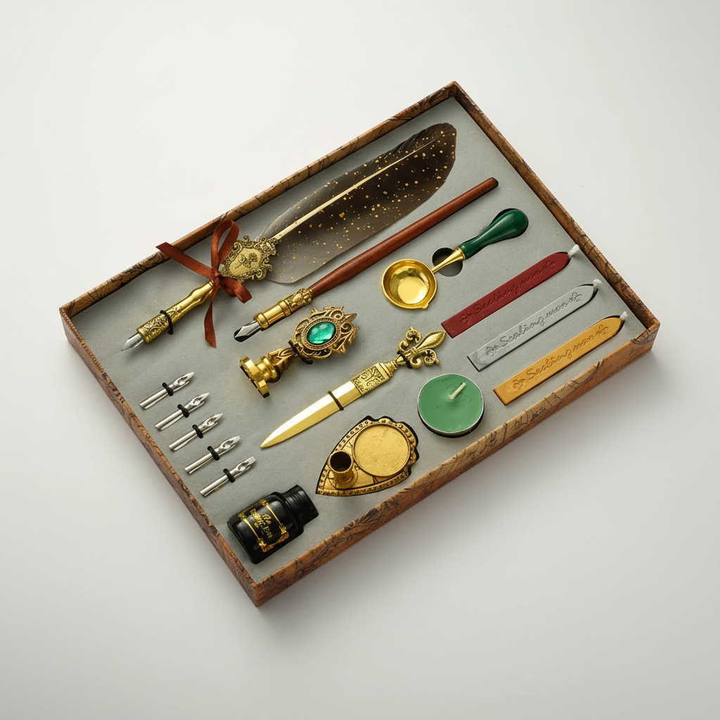 Nordspur | Inkspirex Retro Feather Writing Set 5 Pieces