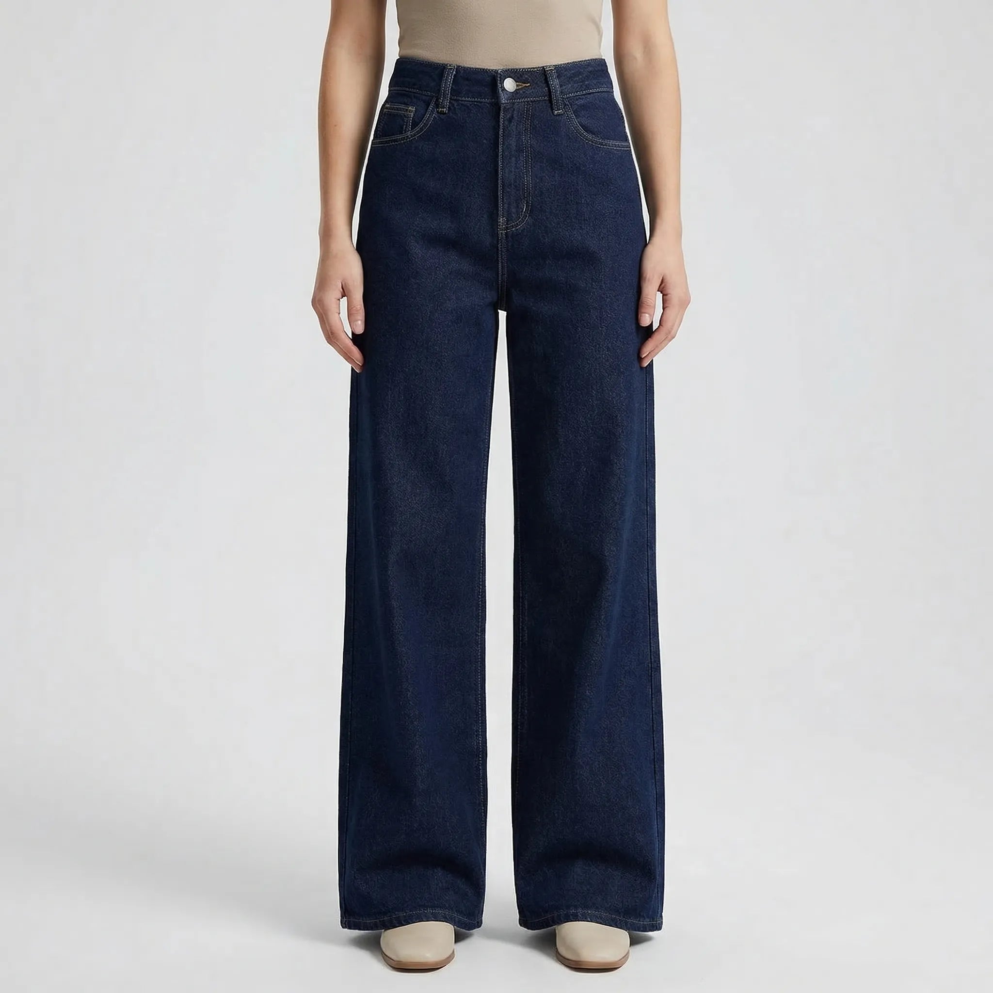 Nordspur | Jacsetta Two-Piece Belted Denim Jacket And Trouser Set