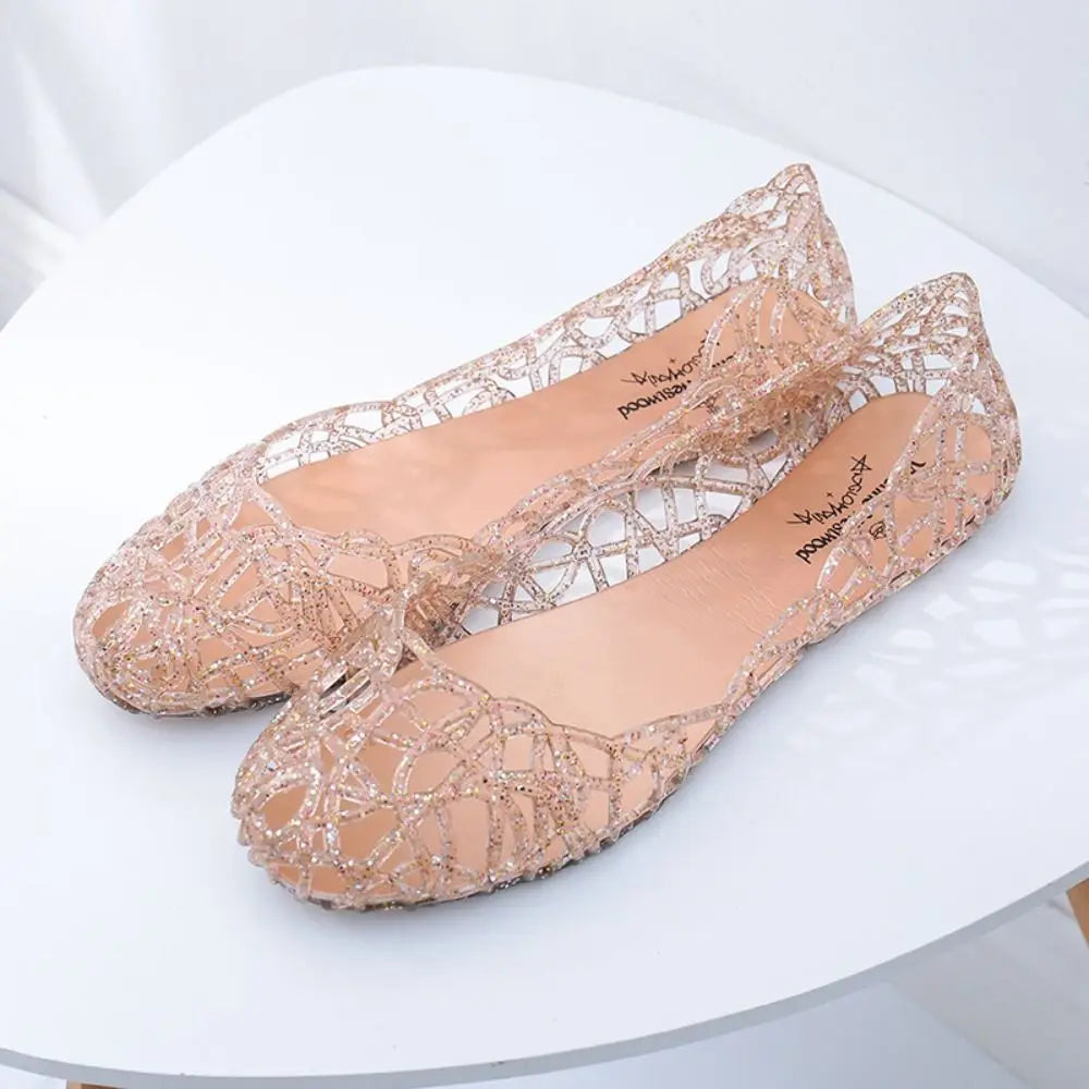Nordspur | Jellies Flat Glitter Jelly Sandals