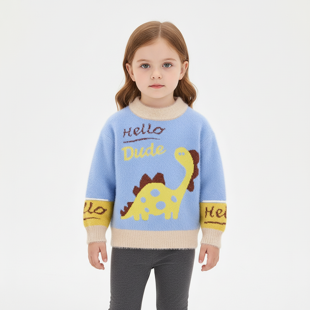 Nordspur | Kids Cartoon Fleece Sweater