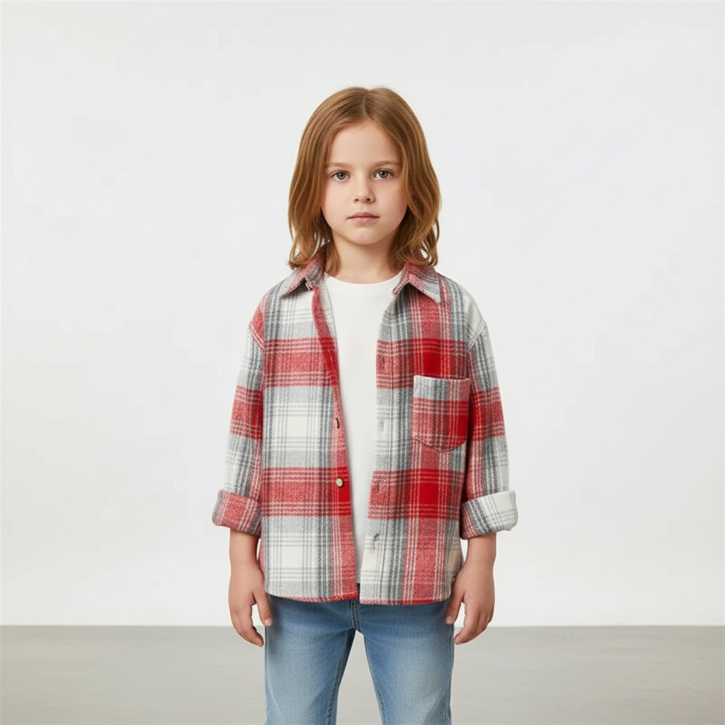 Nordspur | Kids Long Sleeve Button Shirt