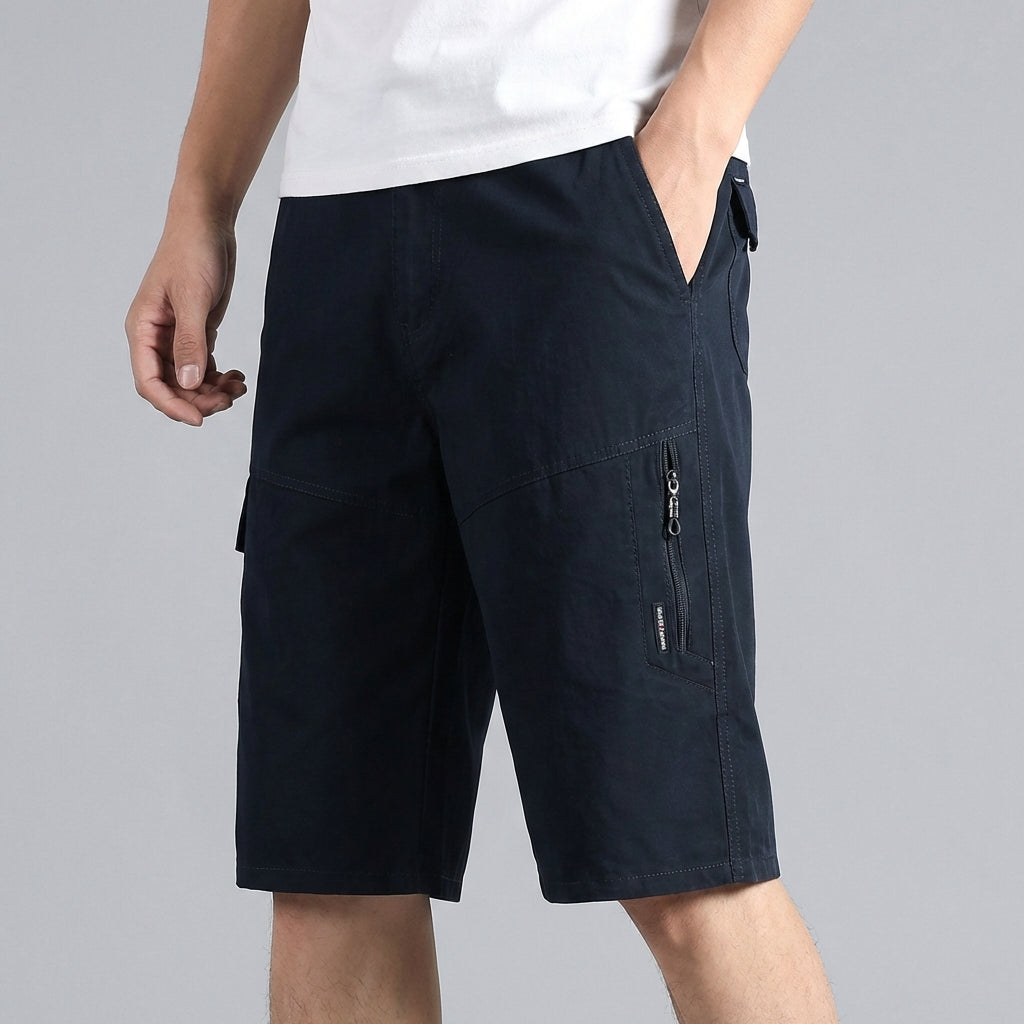 Nordspur | Knaver Loose Knee Length Cargo Shorts