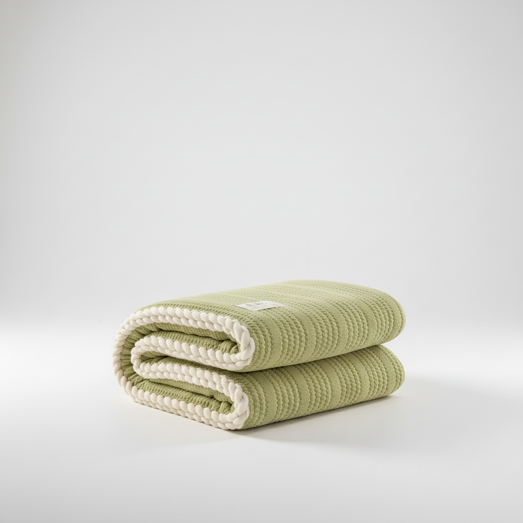 Nordspur | Knit Coral Fleece Throw