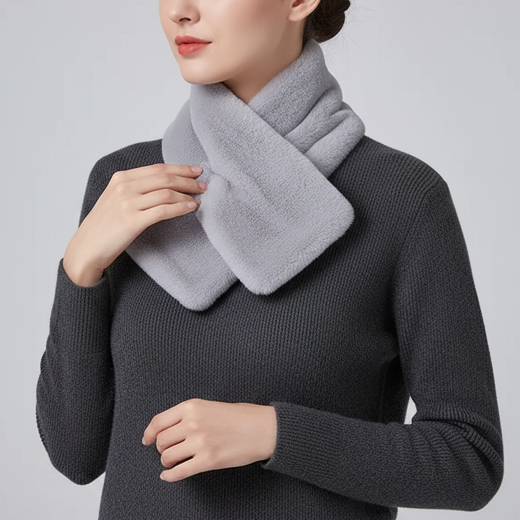 Nordspur | Knit Faux Rabbit Fur Scarf