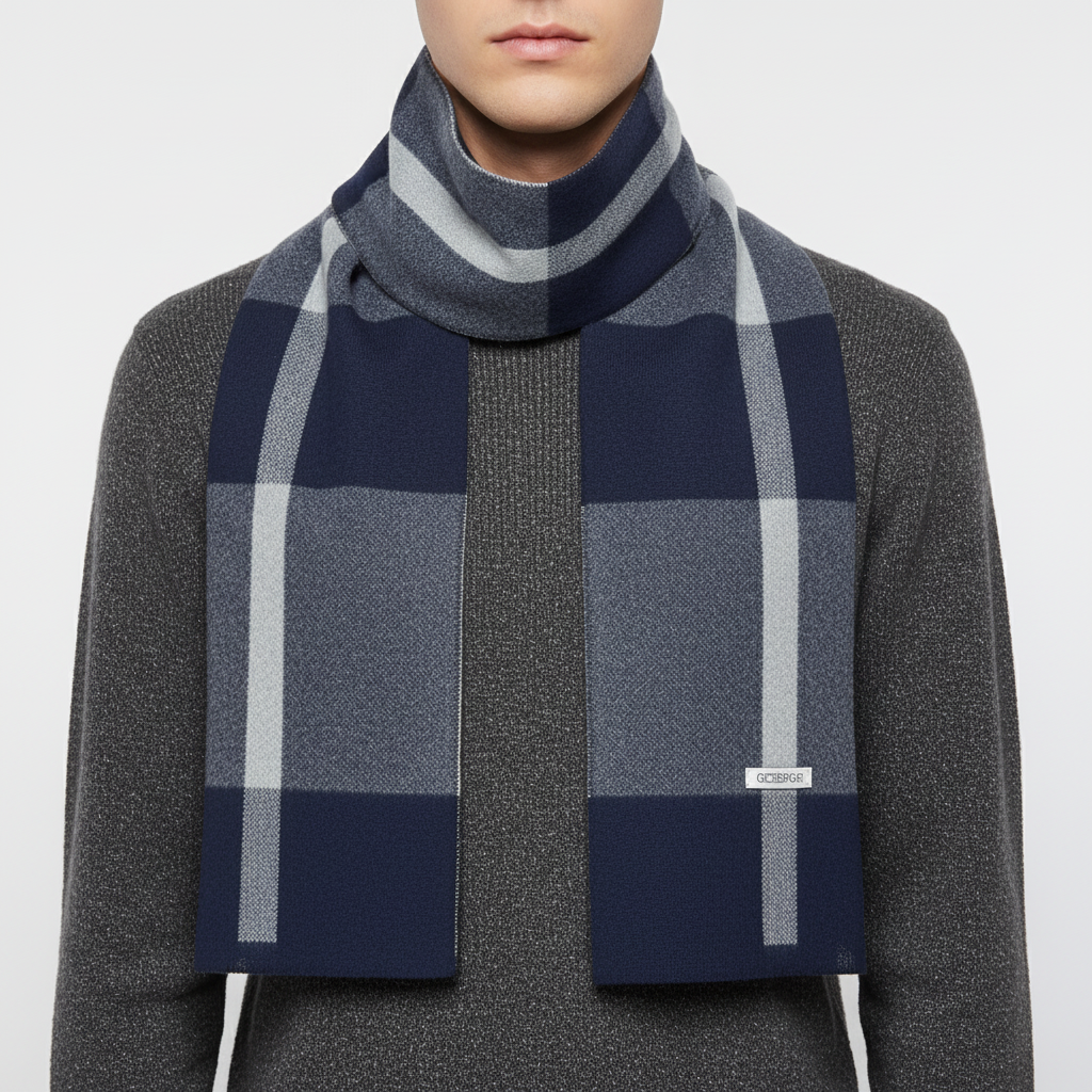 Nordspur | Knit Patchwork Winter Scarf