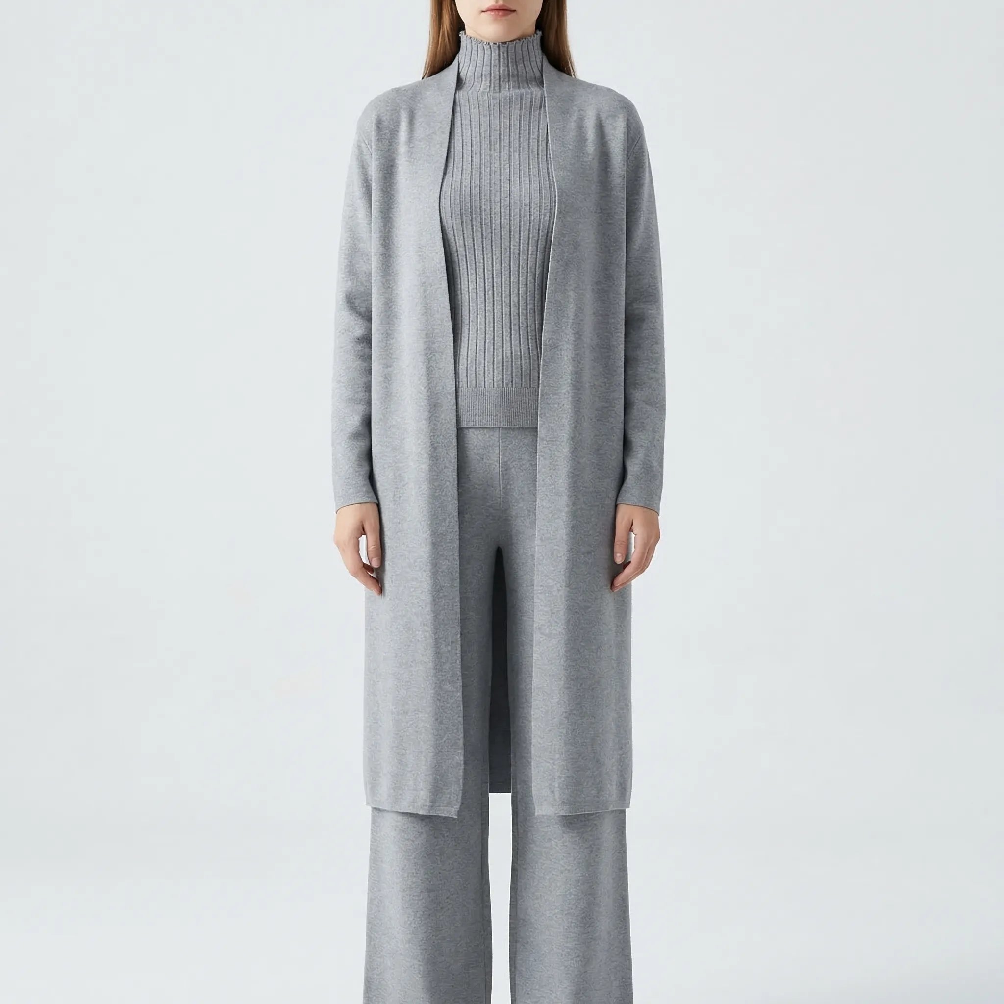 Nordspur | Knittara Knitted 3-Piece Cardigan And Trouser Set