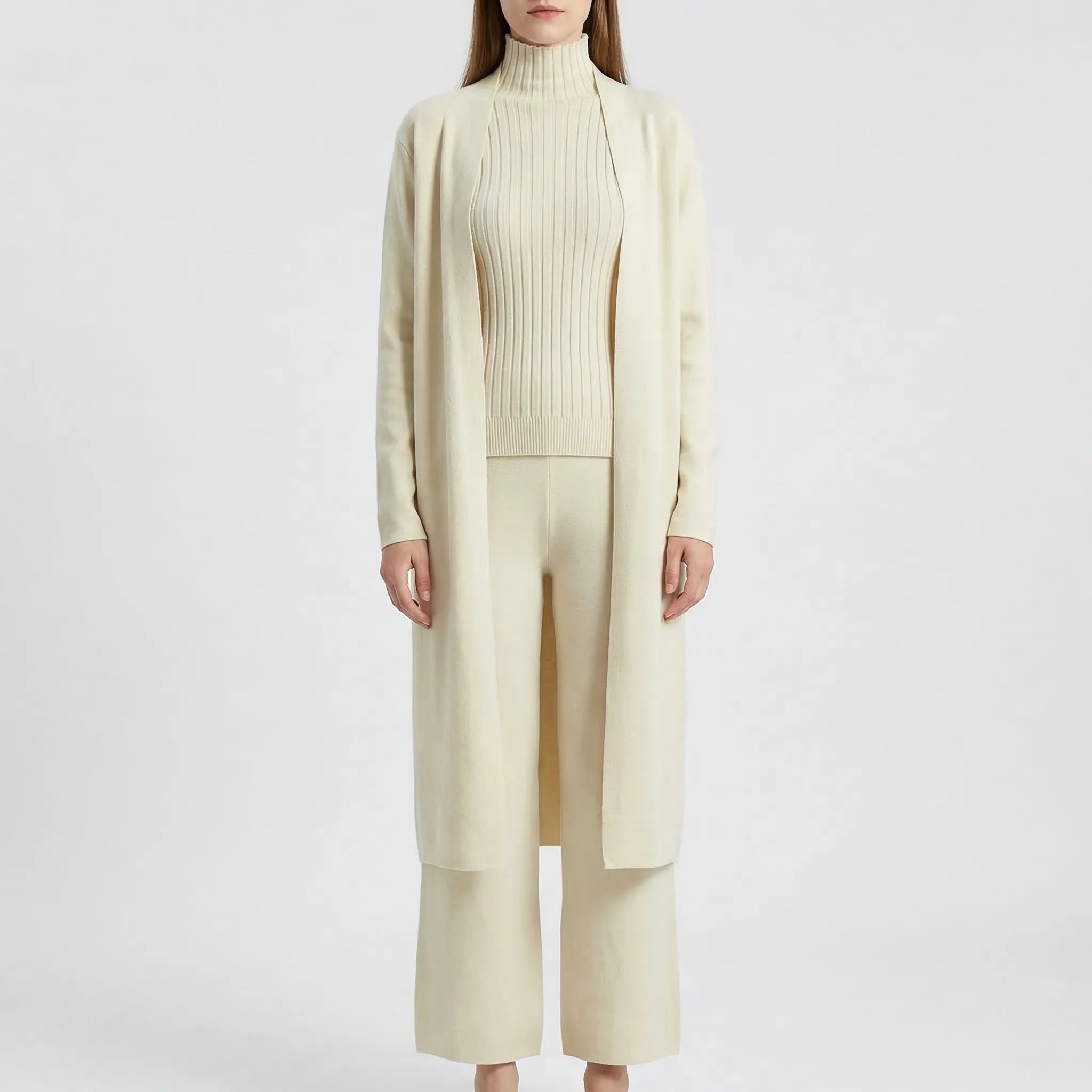 Nordspur | Knittara Knitted 3-Piece Cardigan And Trouser Set