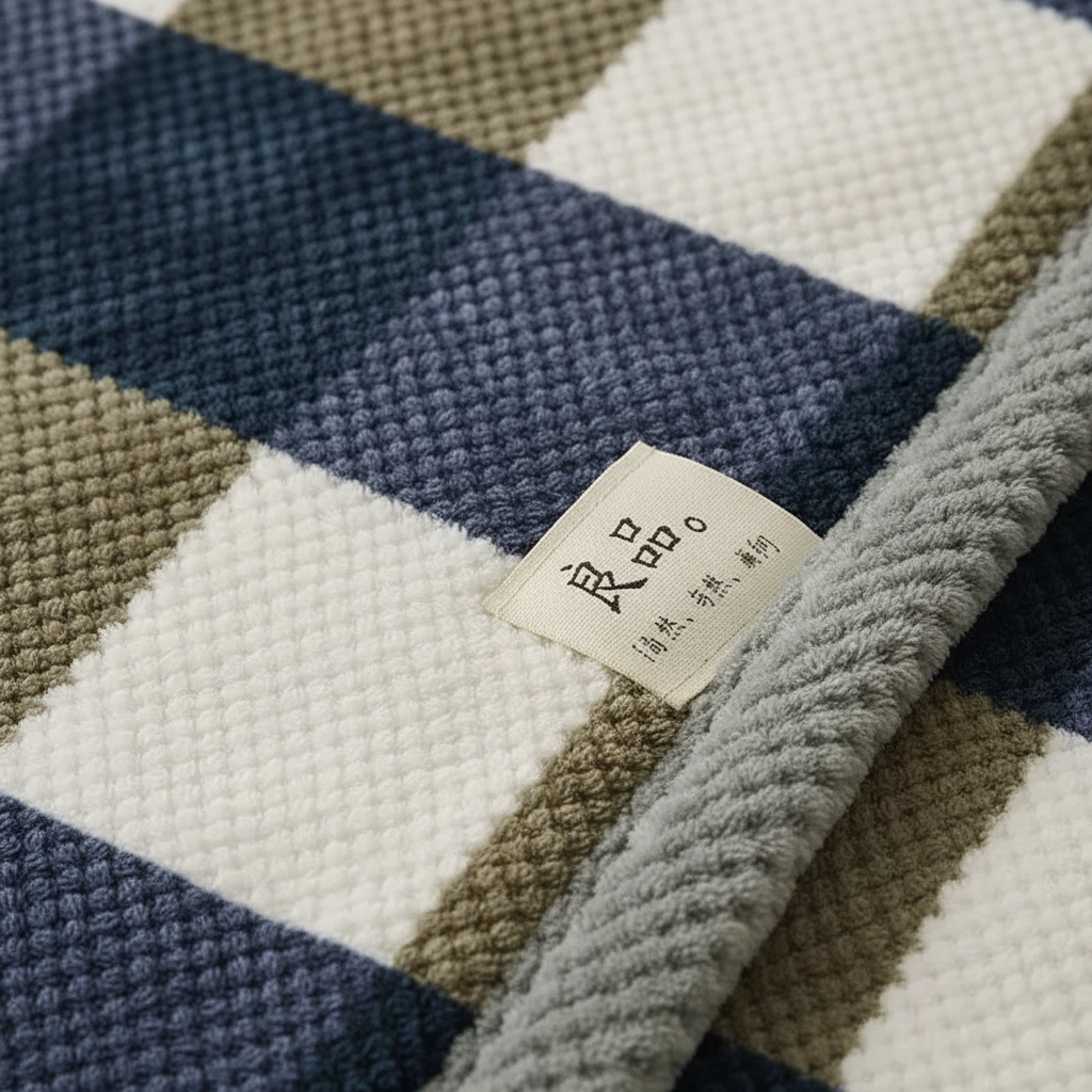 Nordspur | Knitted Chenille Throw Blanket