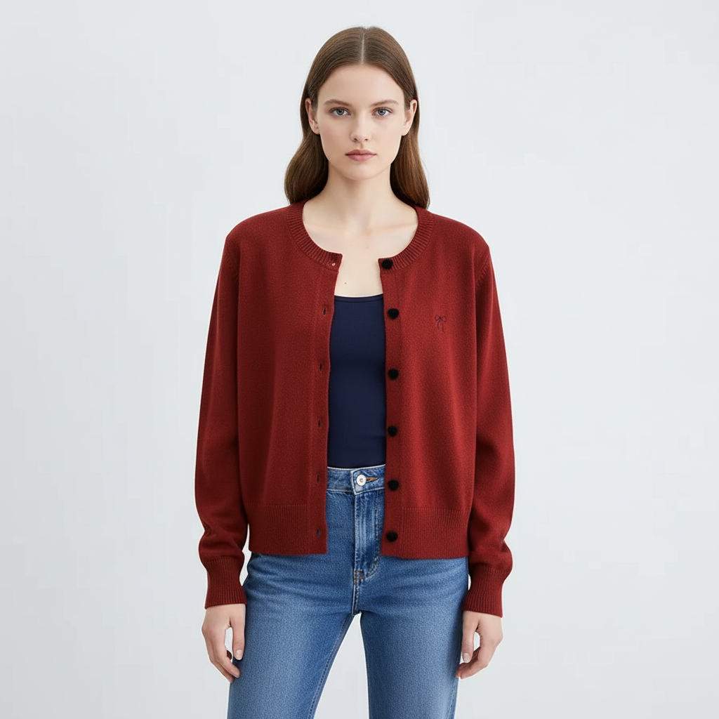 Nordspur | Knitted Cotton Blend Cardigan