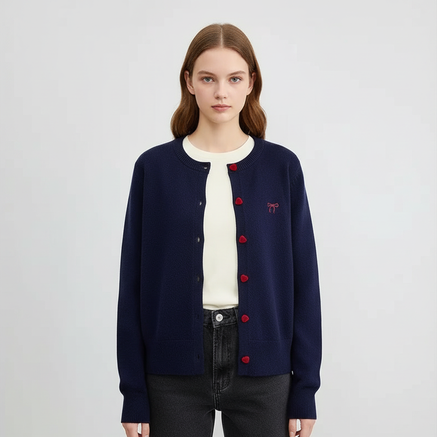Nordspur | Knitted Cotton Blend Cardigan