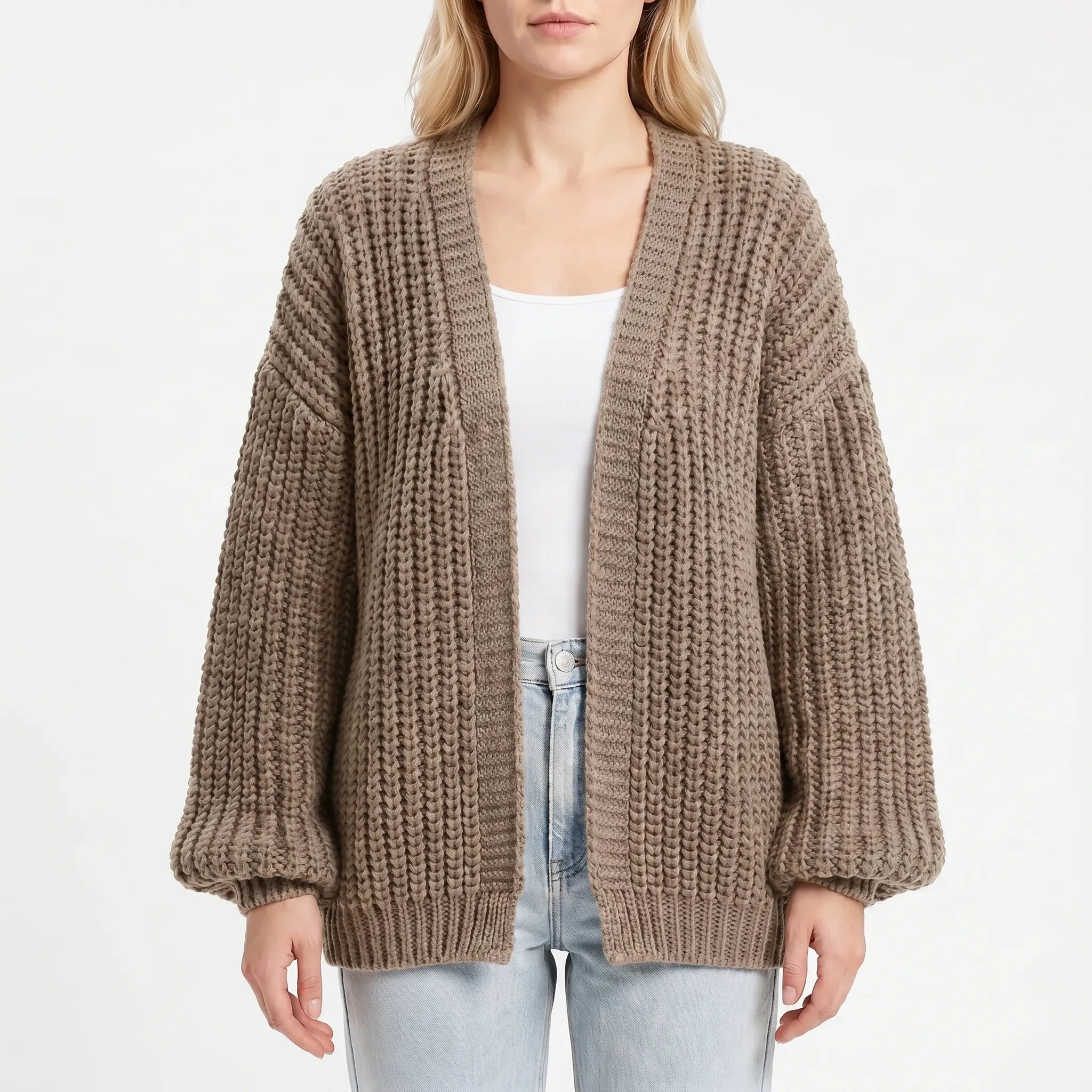 Nordspur | Knovara Chunky Knit Open Front Cardigan