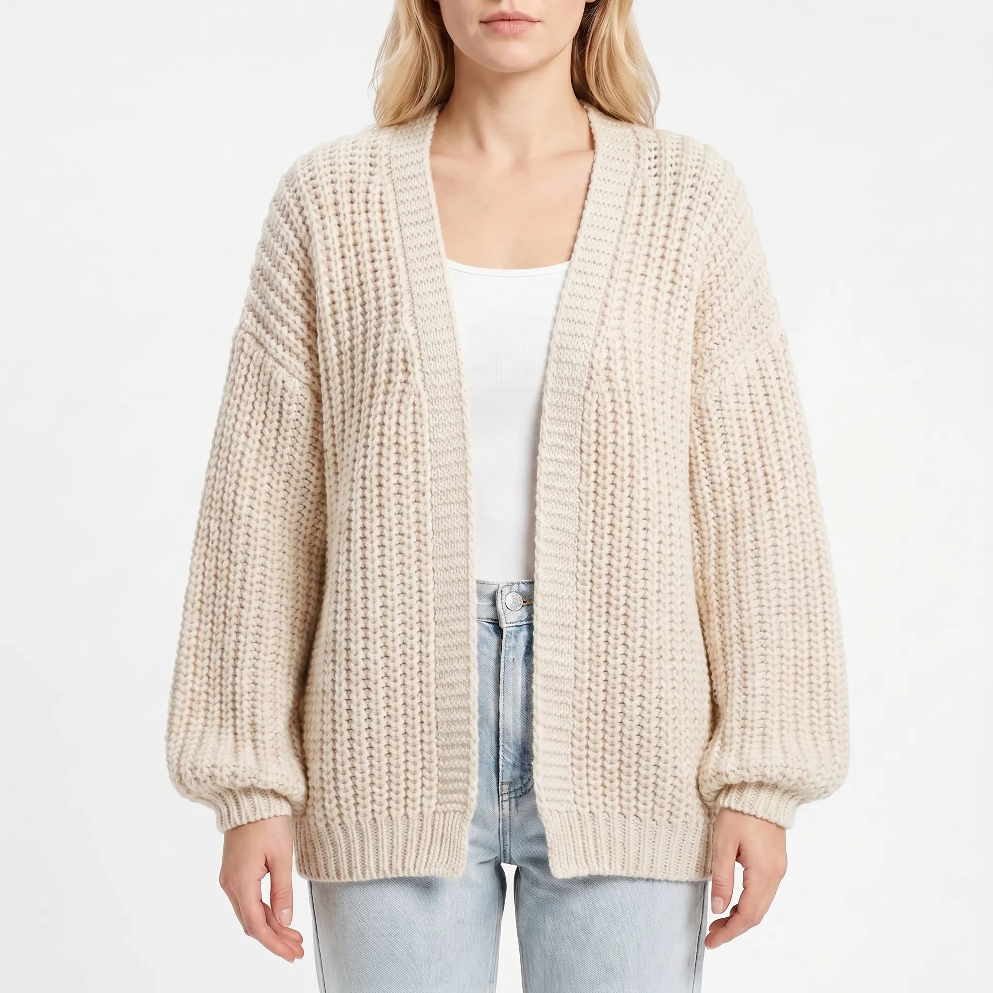 Nordspur | Knovara Chunky Knit Open Front Cardigan