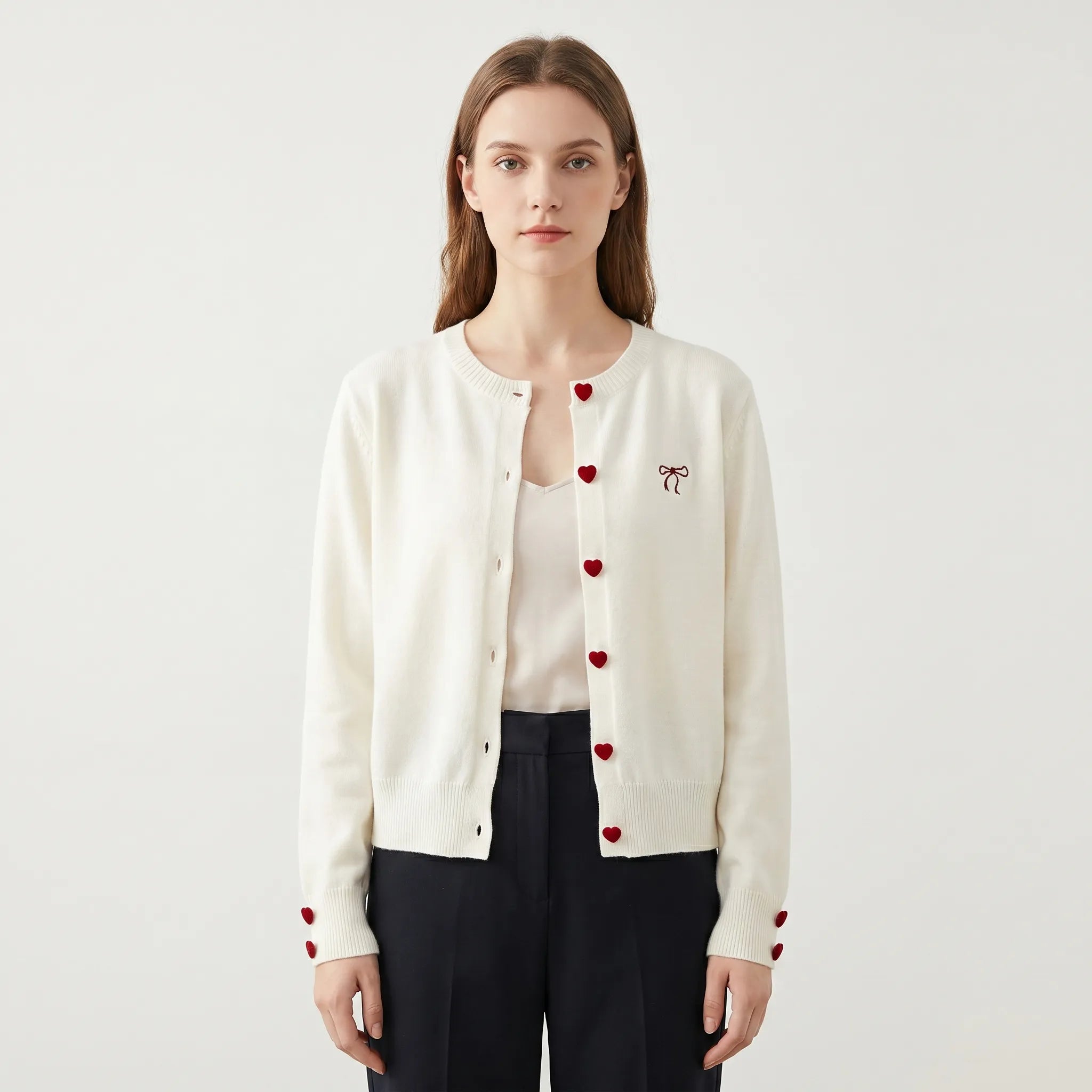 Nordspur | Kordea Crew Neck Knitted Cardigan