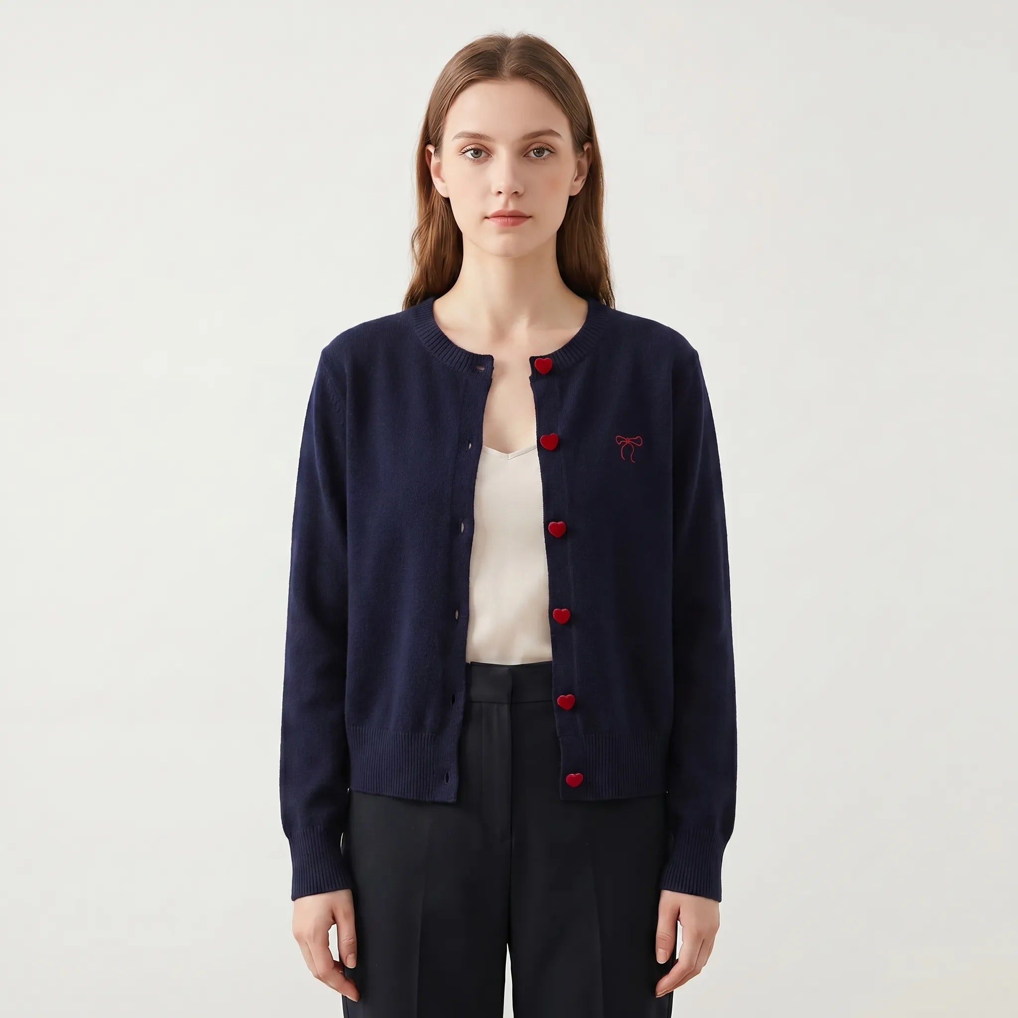 Nordspur | Kordea Crew Neck Knitted Cardigan