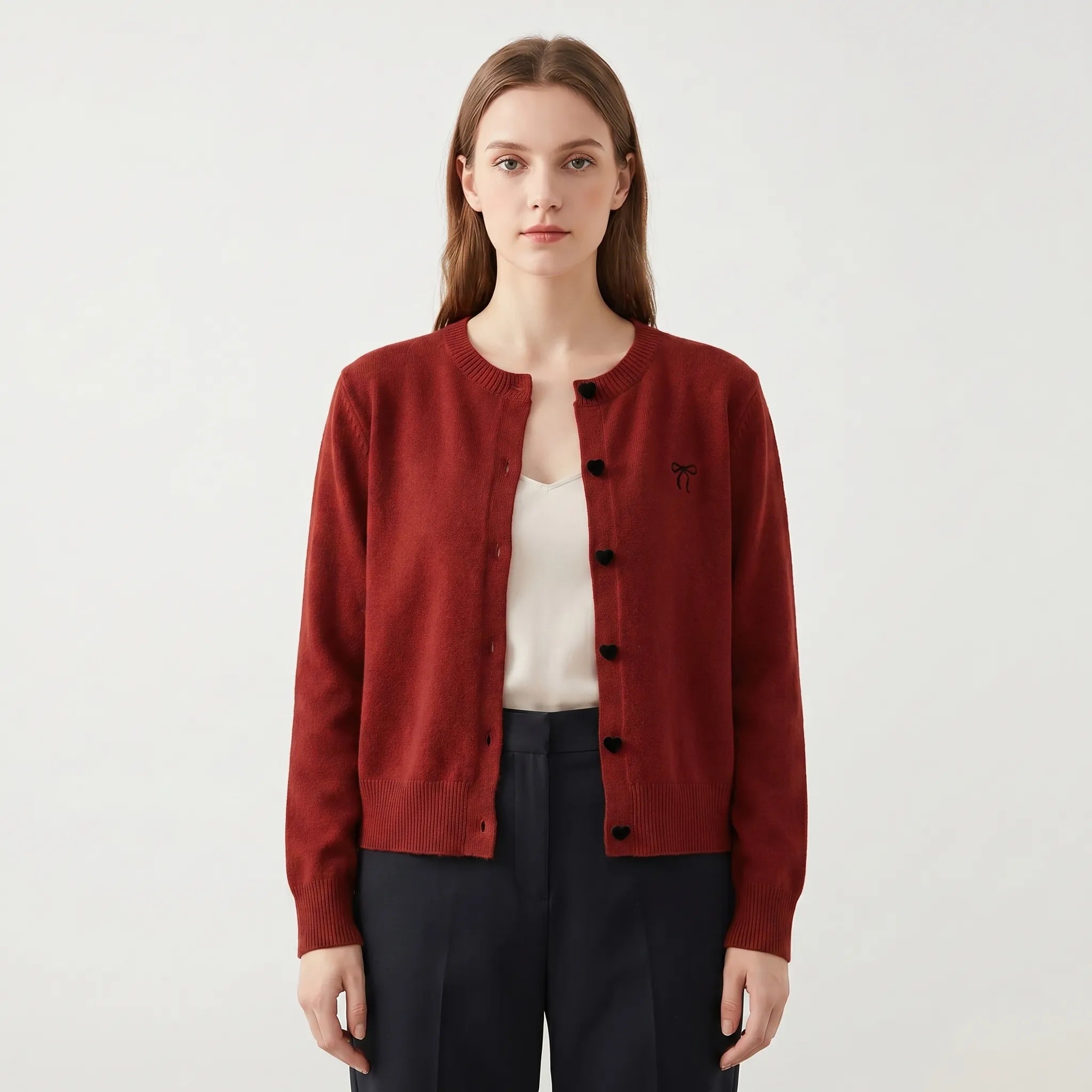 Nordspur | Kordea Crew Neck Knitted Cardigan