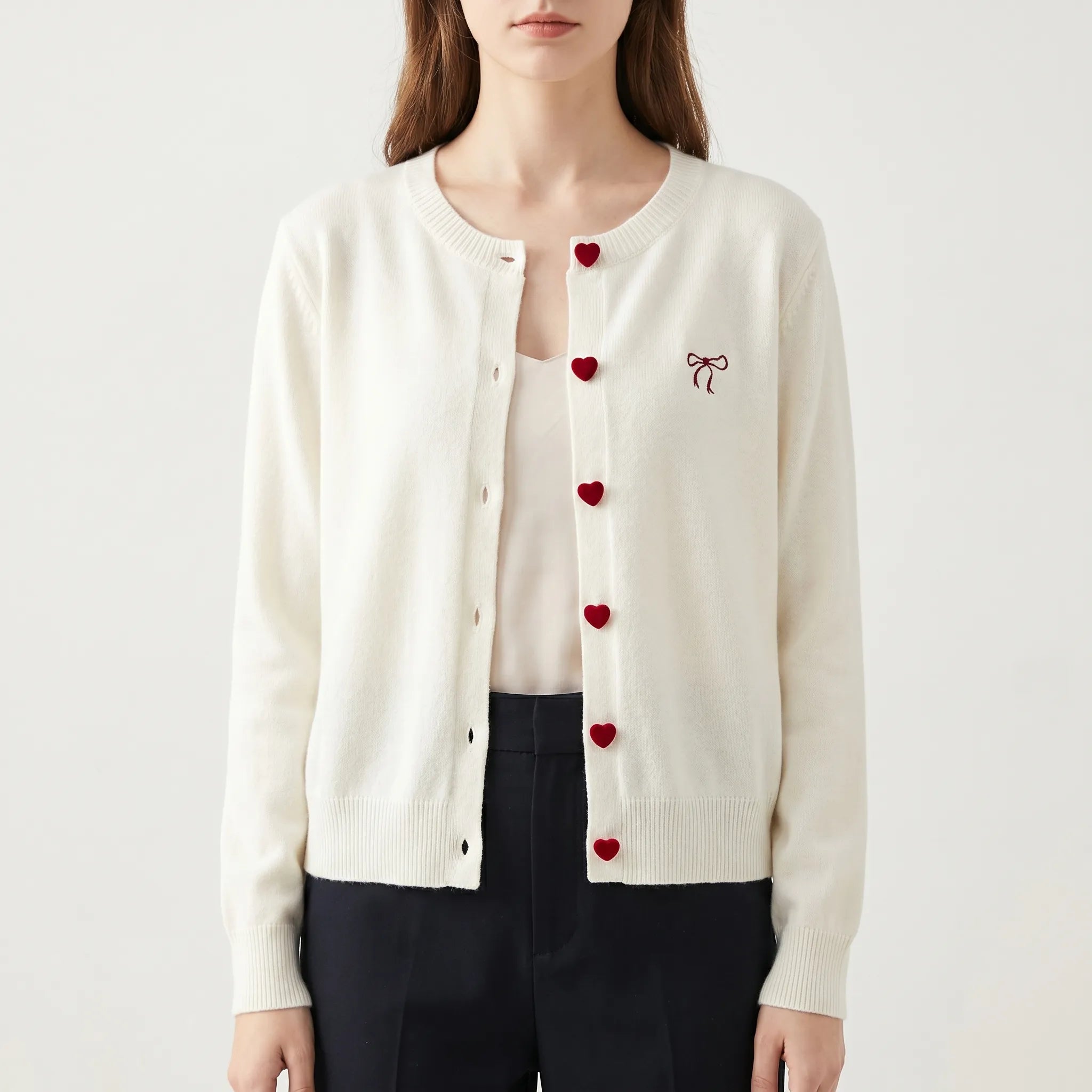 Nordspur | Kordea Crew Neck Knitted Cardigan