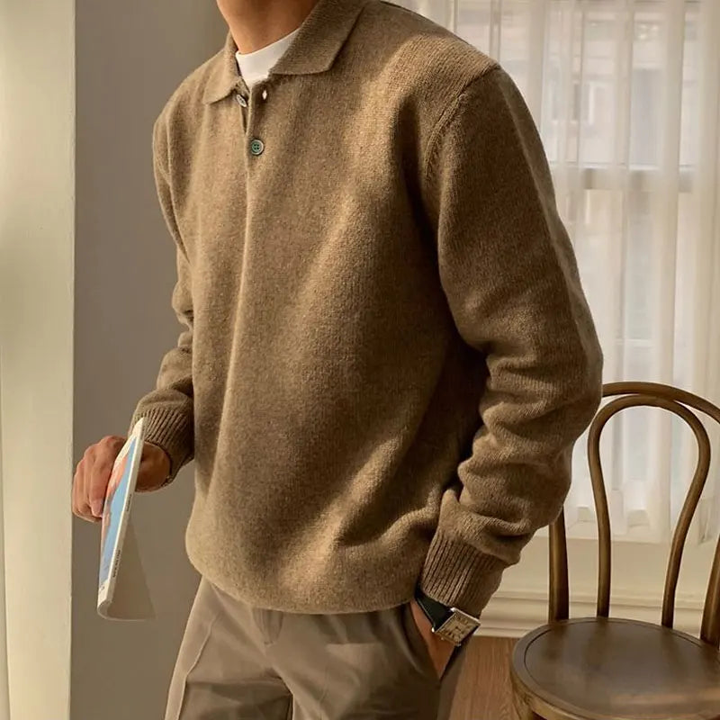 Nordspur | Korean Polo Neck Sweater