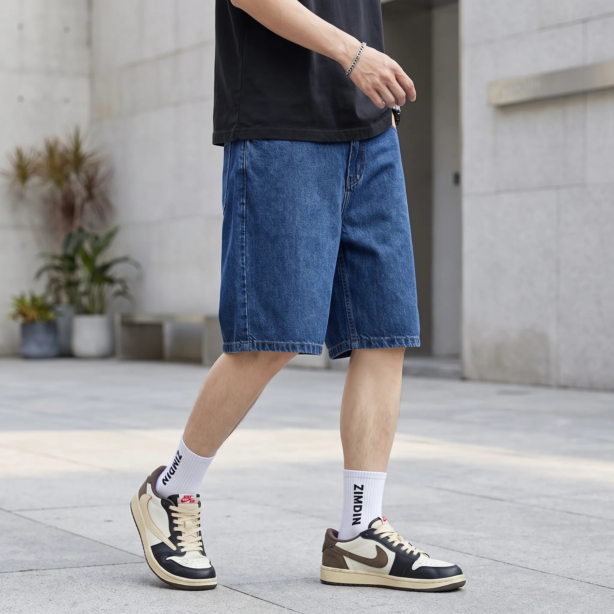 Nordspur | Korsen Vintage Style Baggy Knee Length Shorts