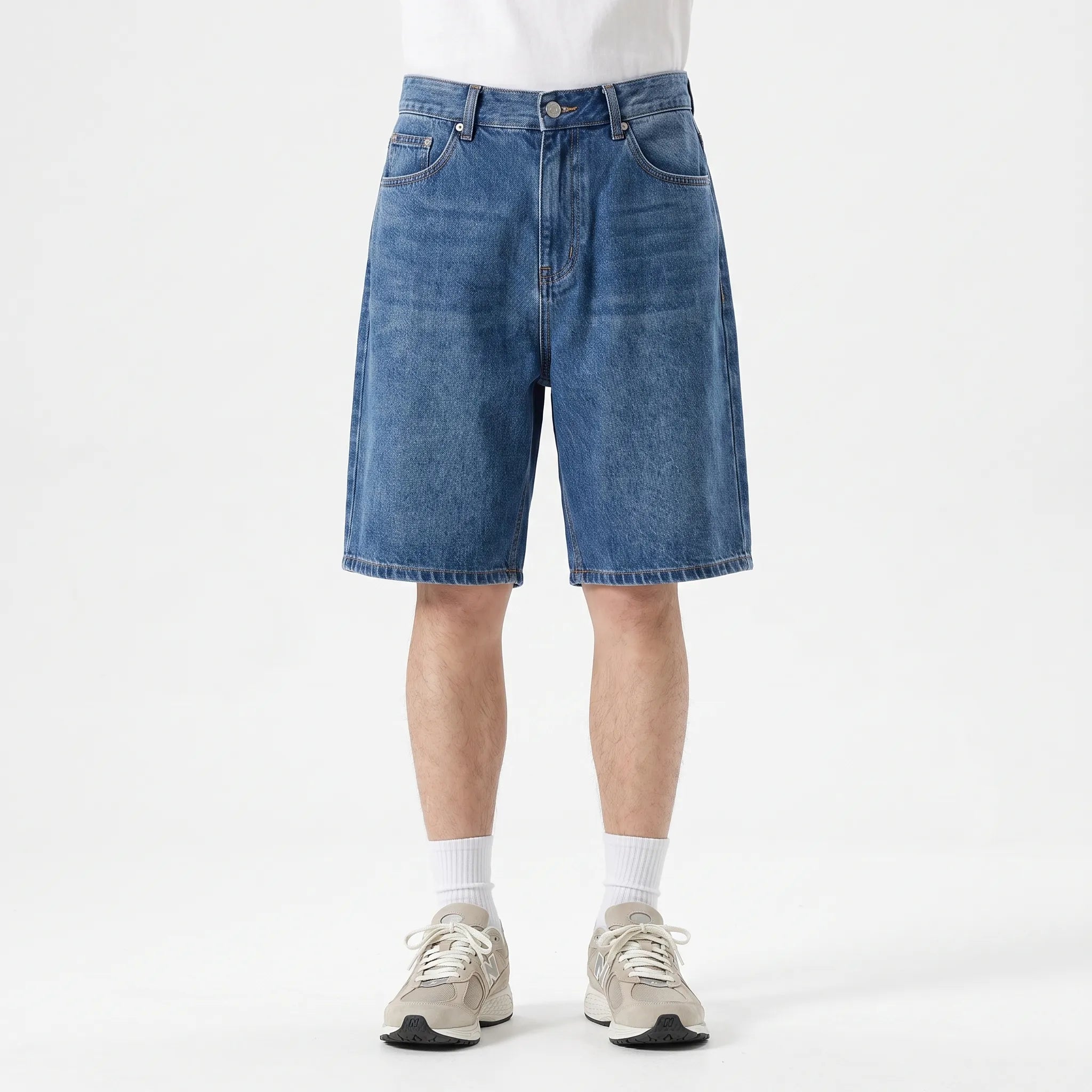 Nordspur | Korsen Vintage Style Baggy Knee Length Shorts