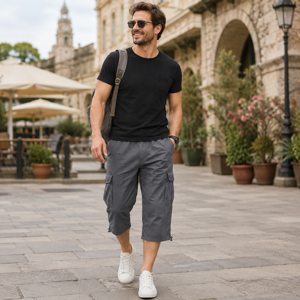 Nordspur | Kortivar Long Length Cargo Shorts
