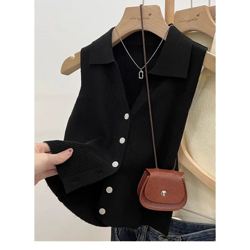 Nordspur | Korvelle Sleeveless Buttoned Knit Vest