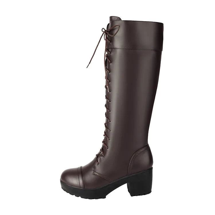 Nordspur | Koryntha Women's Chunky Heeled Knee Boots