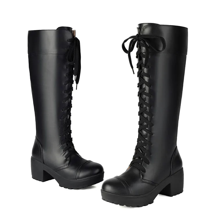 Nordspur | Koryntha Women's Chunky Heeled Knee Boots