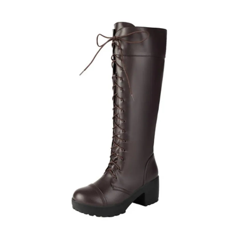 Nordspur | Koryntha Women's Chunky Heeled Knee Boots