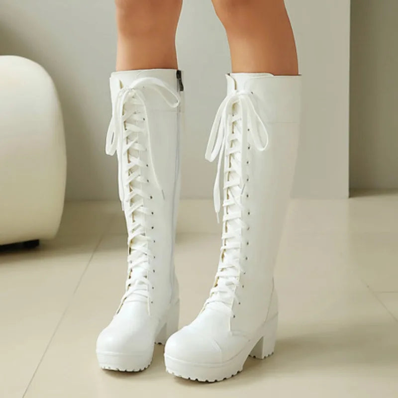 Nordspur | Koryntha Women's Chunky Heeled Knee Boots