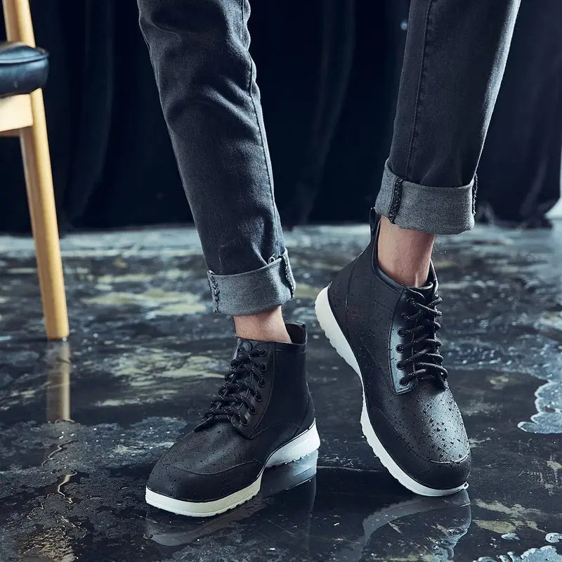 Nordspur | Lace Up Ankle Rain Boots